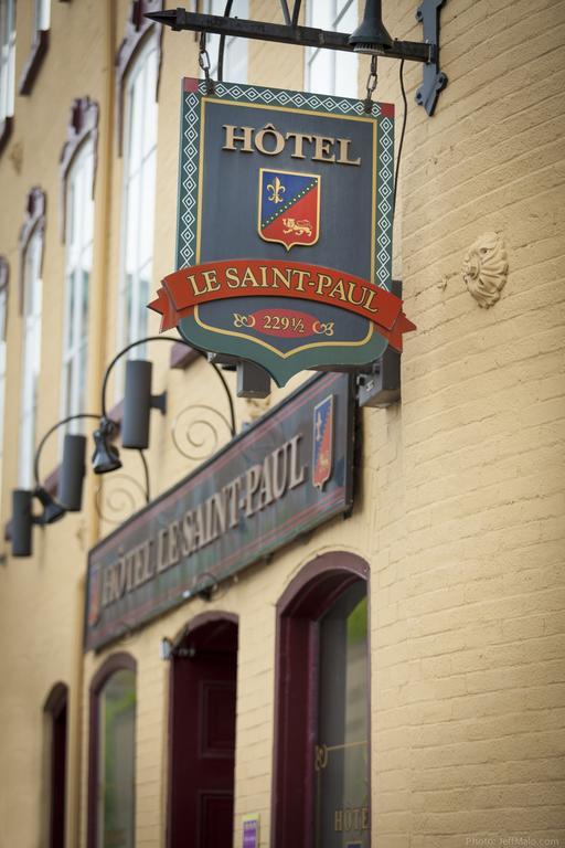 Hotel Le Saint-Paul Québec Eksteriør bilde